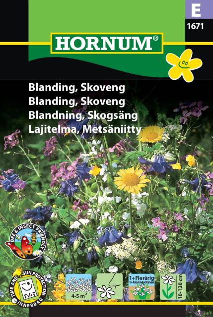 Blomsterprakt Mix 'Skogsäng' - Fröer