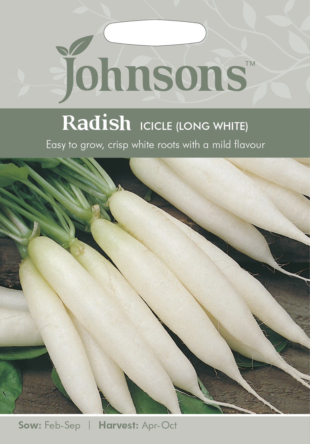 Rädisa Icicle (Long White) - Fröer