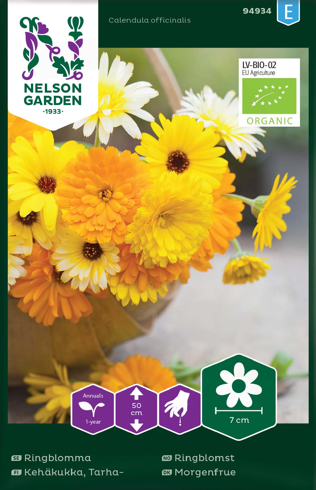 Ringblomma Mix Organic frö - Fröer