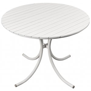 Holmsund bord - Vit + Rengöringsspray för utemöbler