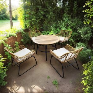 Lökenäs - Utebord + Textilimpregnering för utemöbler