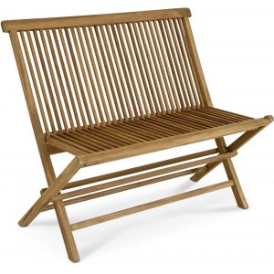 Saltö ihopfällbar utesoffa i teak + Textilimpregnering för utemöbler