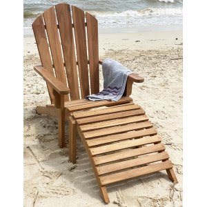 Saltö - Däckstol i teak + Rengöringsspray för utemöbler