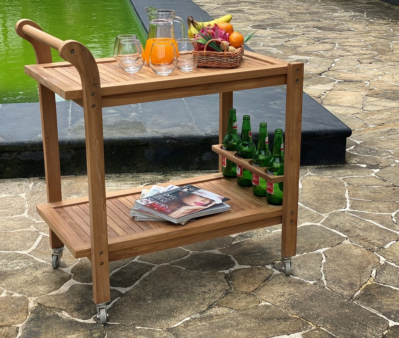 Saltö - Serveringsvagn i teak